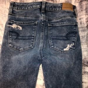 Acid wash American eagle jeans